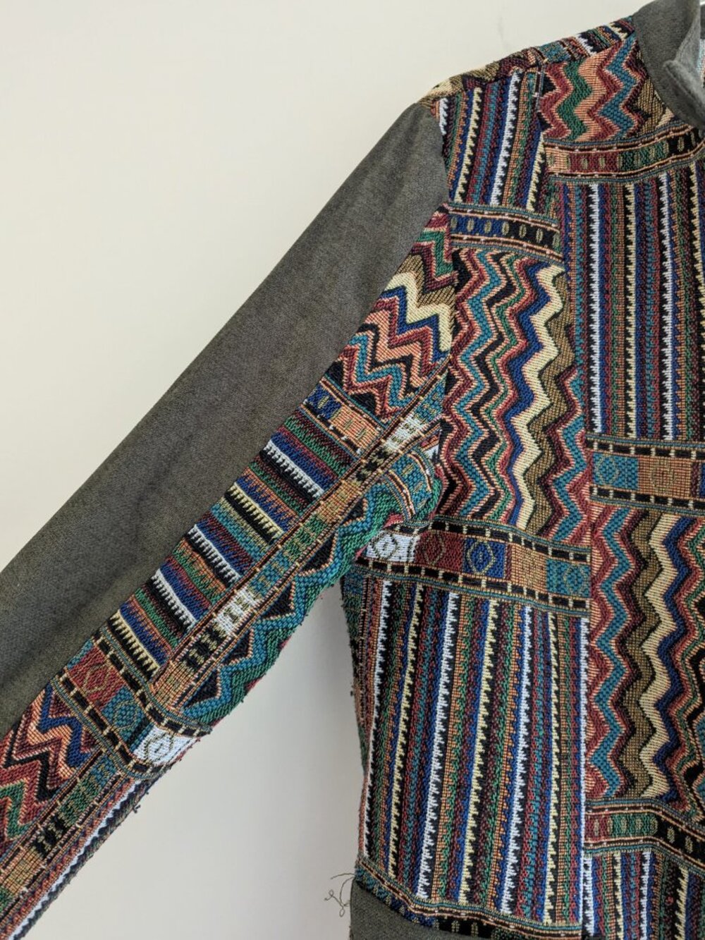 Funsport Multi colored Aztec Abstract Print light jacket - Picture 3 of 8